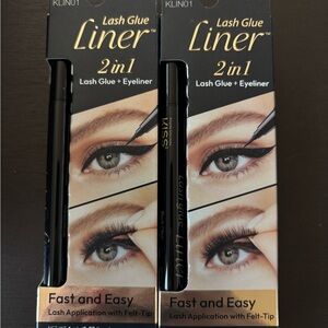 Kiss Lash Glue Liner 2 in 1 Black Eyeliner